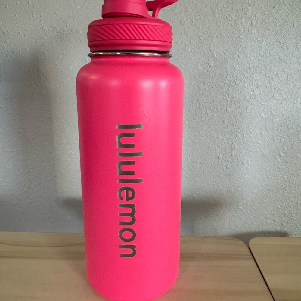 Lululemon Pink Water Bottle